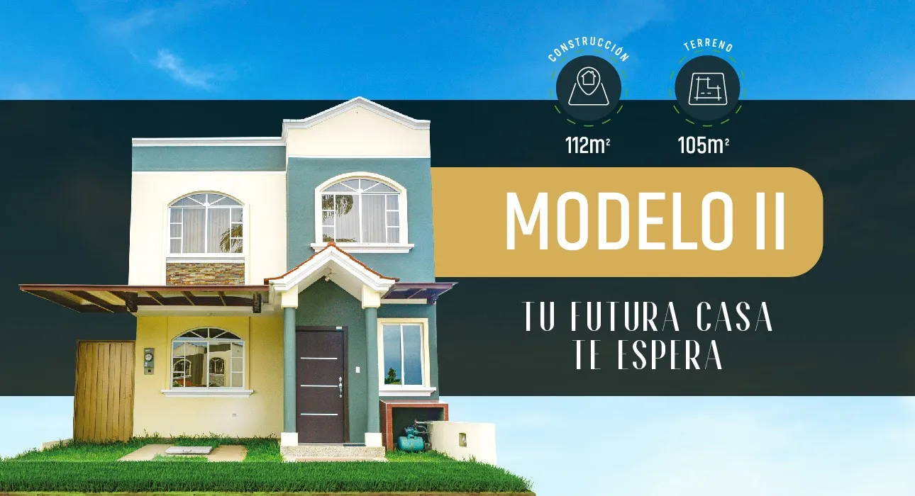 Fachada del Modelo II en Ciudad Palmera
